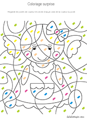 Coloriage magique pour enfants de maternelle