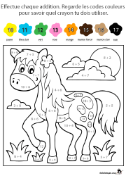 Coloriage magique pour enfants de maternelle