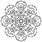 Coloriage antistress à imprimer