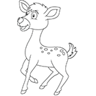 Coloriage un faon