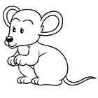 Coloriage une souris