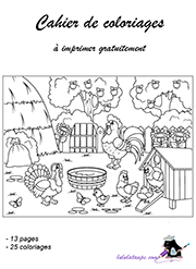 Cahier de coloriages à imprimer gratuitement