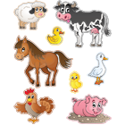 Animaux de la ferme à découper pour créer un mobile ou décorer une chambre d'enfant