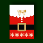Boîte de Noël décorative à imprimer et à découper
