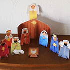 Crèche de Noël à imprimer et à découper