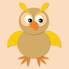 Hibou à imprimer, à découper et à coller