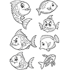 Poissons d'avril à imprimer et à découper