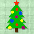 Découpage simple, un sapin de Noël