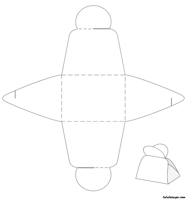 Boîte en papier à personnaliser