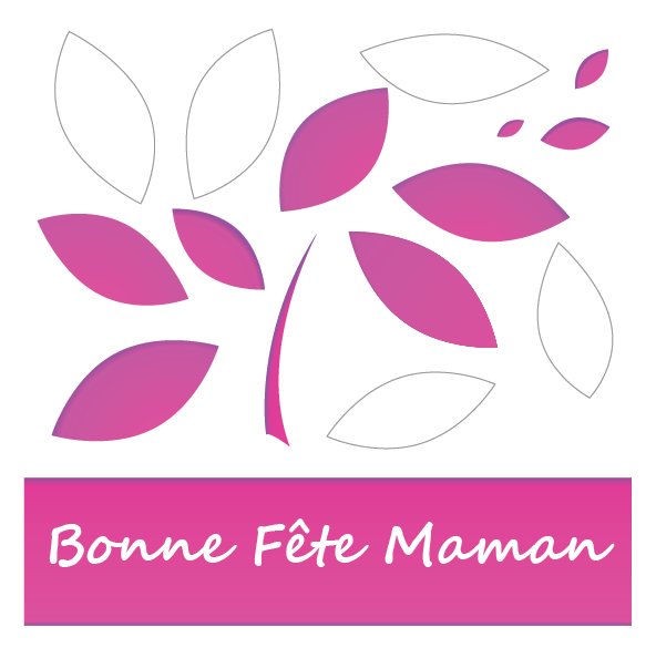 Carte fête des mères à découper