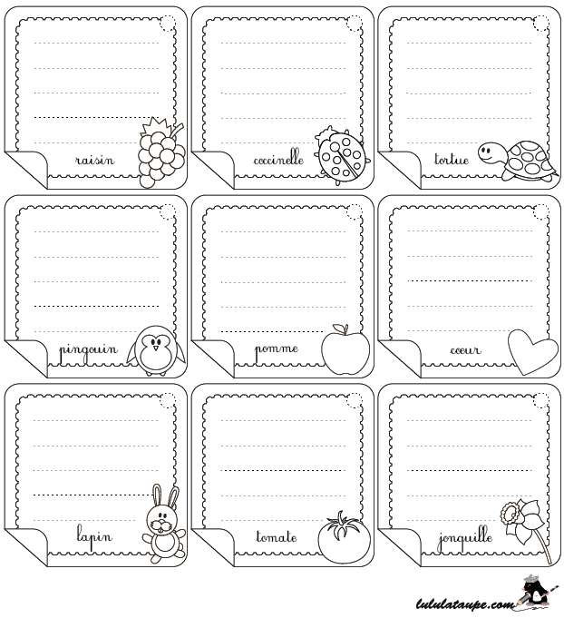 Cartes à découper