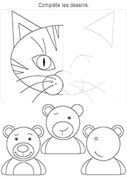 Compléter les dessins