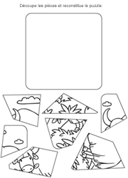 Jeu à imprimer, puzzle à imprimer