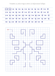 Repérage sur un quadrillage, les directions, CP, CE1, CE2