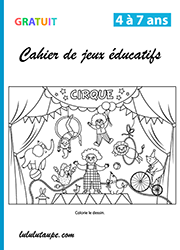 Cahier gratuit à imprimer ; maternelle, grande section