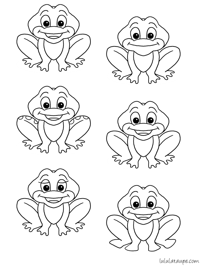 Jeu gratuit à imprimer, trouver deux images identiques
