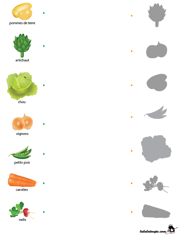 Jeu des ombres gratuit à imprimer