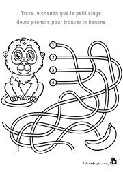 Jeu de labyrinthe, enfants de 3 ans et plus