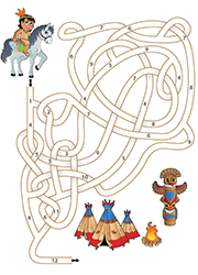 Jeu de labyrinthe des nombres gratuit