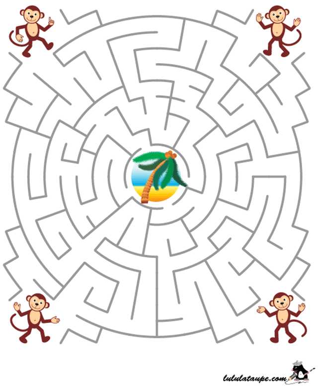 Labyrinthe gratuit à imprimer