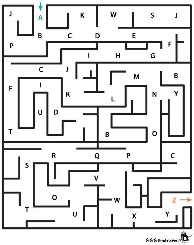 Labyrinthe gratuit à imprimer