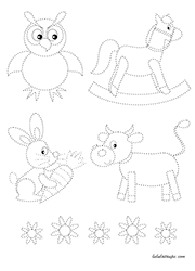 Fiche de graphisme gratuite pour enfants de maternelle PS
