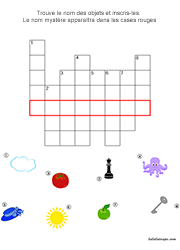 Jeu de lettres ; le mot mystère ; les couleurs