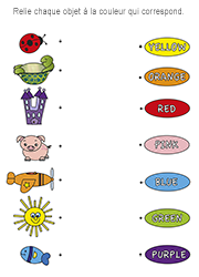 Apprendre les couleurs en anglais