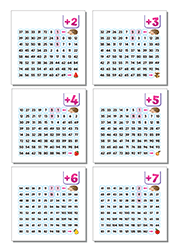 Labyrinthes d'additions, exercices éducatifs en ligne