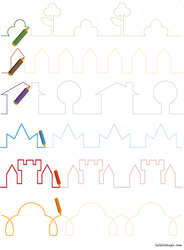 Graphisme, repasser sur les pointillés