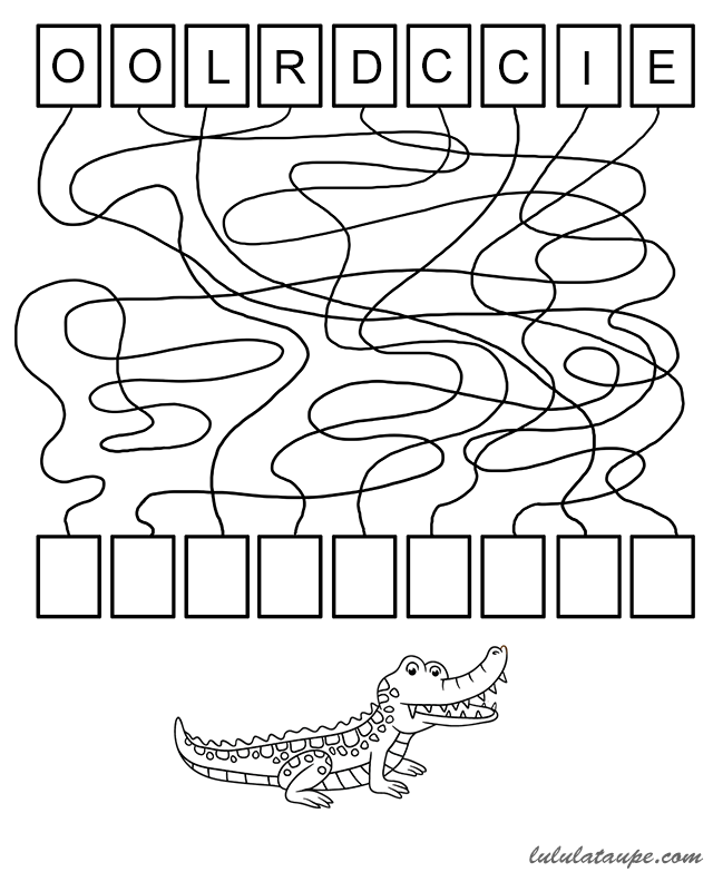 Jeu de lettres gratuit pour enfants de 6 ans et plus