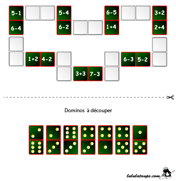 Exercice gratuit pour enfants de CP, CE1, additions et soustractions de petits nombres