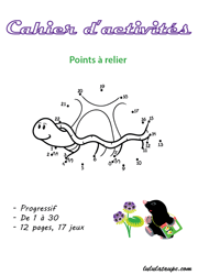 Cahier de points à relier à imprimer