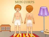 Imagier en ligne pour enfants de maternelle, le corps humain