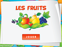 Jeu éducatif en ligne, les fruits