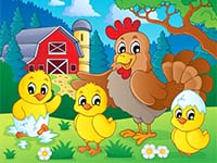 Imagier en ligne, les animaux et leurs petits