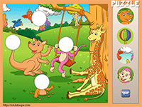 Jeu de puzzle en ligne pour enfants de maternelle, moyenne section