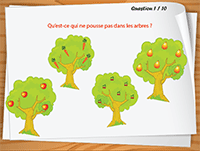 Jeu de quiz en ligne pour enfant de 5 ans et plus
