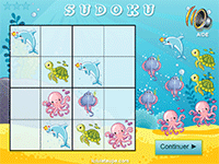 Jeu de sudoku avec images pour maternelle