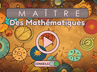Maître des mathématiques, additions, soustractions, jeu en ligne
