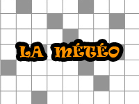 Jeu de mots croisés en ligne, la météo