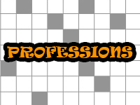 Jeu de mots croisés gratuits, les professions
