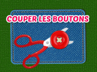 Couper les boutons, jeu de réflexion en ligne