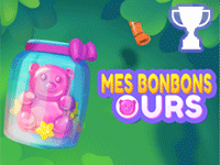 Mes bonbons ours, jeu d'observation, tout âge, en ligne
