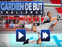 Jeu foot, gardien de but, plusieurs niveaux