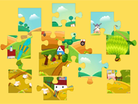 Jeu de puzzle personnalisé