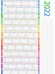 Planning 2022 ; 12 mois