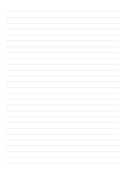 Papier à lettres blanc rayé à imprimer gratuitement
