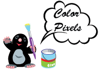 Color-pixels à imprimer