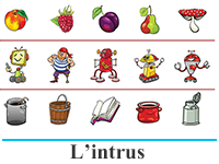 Jeux de l'intrus à imprimer Jeux de l'intrus à imprimer